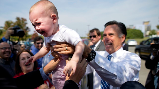 Illustration for article titled Babies Kind of Hate Mitt Romney